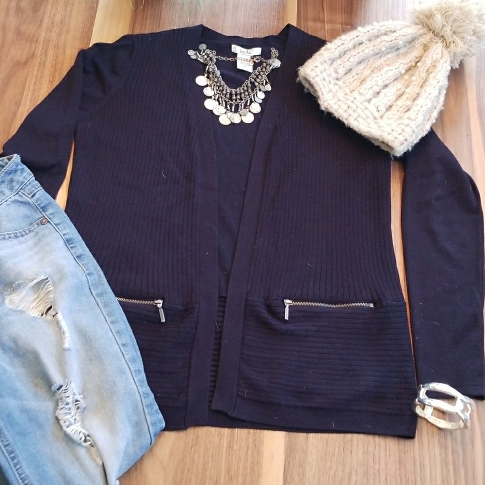 Super Comfy Navy Blue Cardigan
